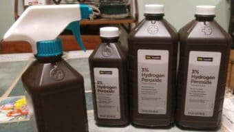 Hydrogen peroxide bottles-sprayer